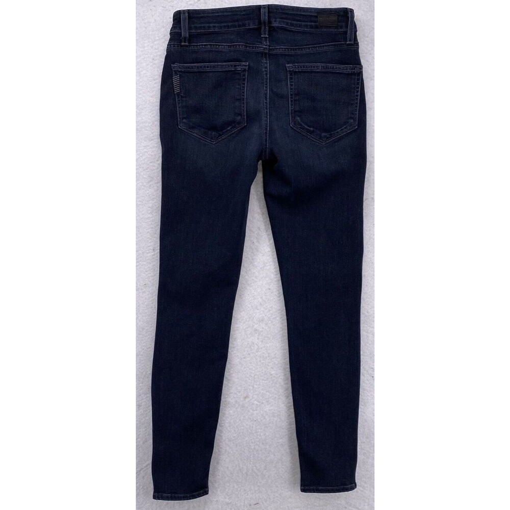 Paige Jeans Women’s Size 27  Denim Verdugo Ankle Zipper Blue Dark Wash - Picture 2 of 13